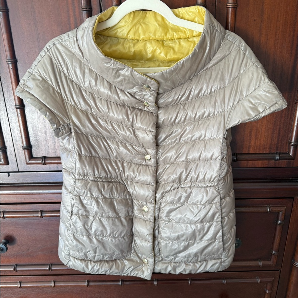 Reversible Tan and Yellow Women's Jacket